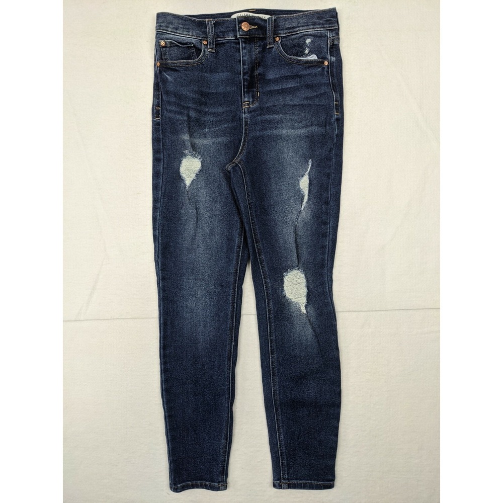 Celebrity‎ Pink Womens Jeans Sz 7 Cotton Blend Blue Distressed